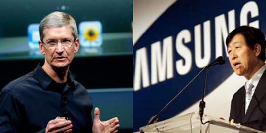 Tim Cook and Choi Gi Sung