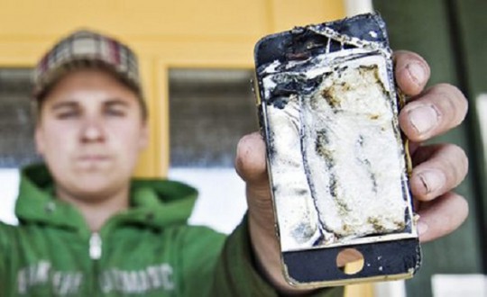 iPhone Combusts