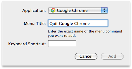 Quit Google Chrome
