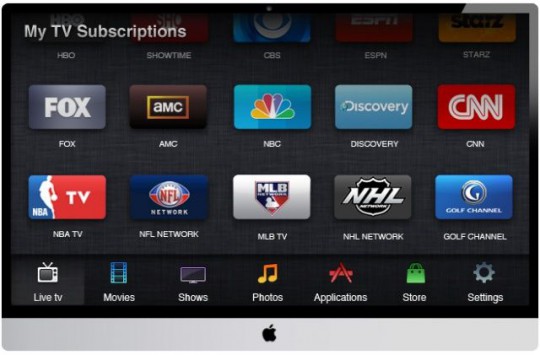 Apple TV Live TV subscriptions