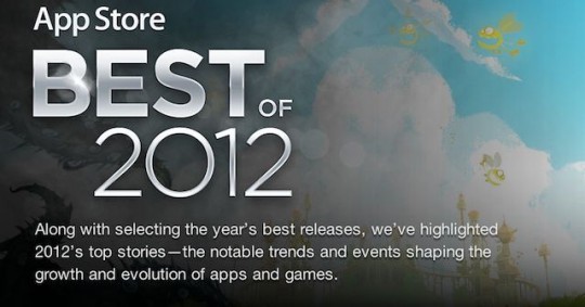 App Store best of 2012