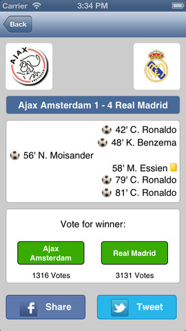 Champions League for iPhone