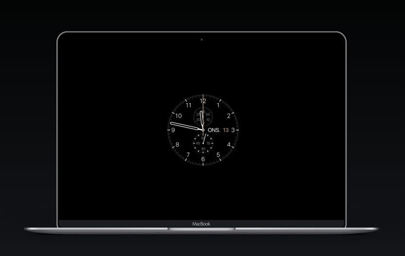 Устанавливаем циферблат Apple Watch в качестве заставки на Mac 